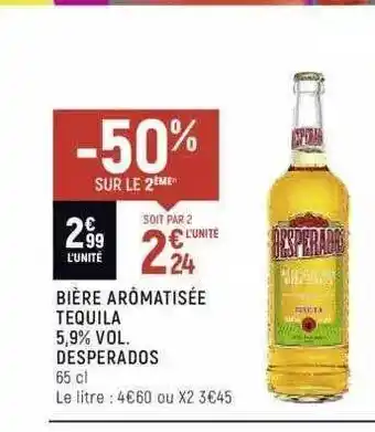 Spar Bière aromatisée tequila 5,9% vol. desperados offre