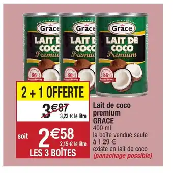 Migros Lait De Coco Premium Grace offre