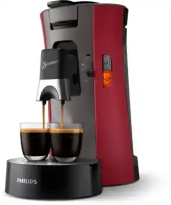 Boulanger Cafetière philips csa240/91 select deep red offre