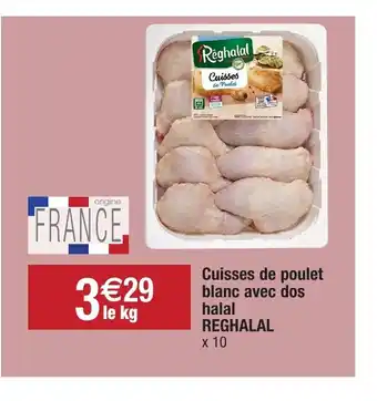 Migros Cuisses De Poulet Blanc Avec Dos Halal REGHALAL offre