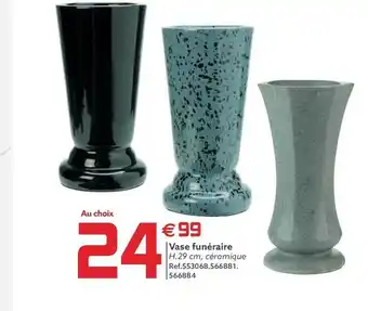 Gifi Vase funéraire offre