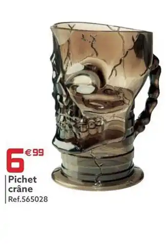 Gifi Pichet crâne offre