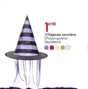 Gifi Chapeau sorcière offre