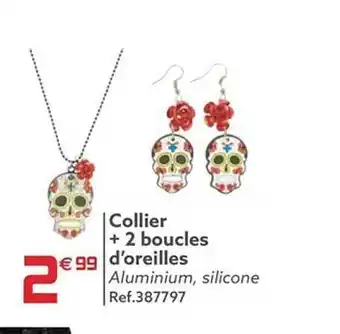Collier + 2 boucles d'oreilles