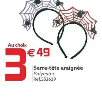 Gifi Serre-tête araignée offre