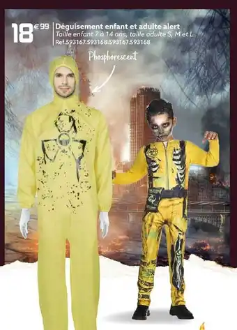 Gifi Déguisement enfant et adulte alert offre