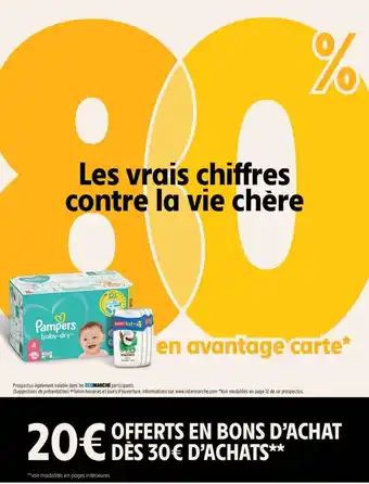 Intermarché Contact Pampers baby-dry offre