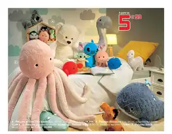 Gifi Peluche géante ours blanc, peluche dinosaure, peluche pleuvre, peluche stitch offre