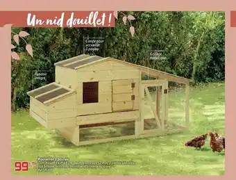 Gifi Poulailler 3 poules offre