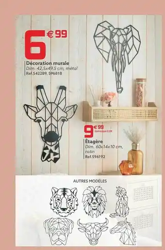 Gifi Décoration murale, étagère offre
