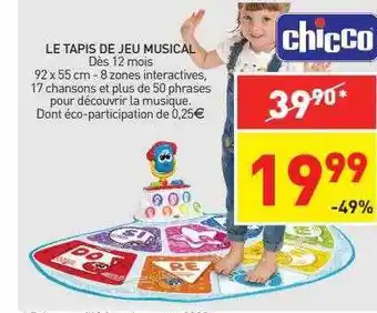 Stokomani Le tapis de jeu musical offre