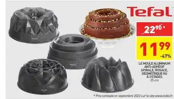 Stokomani Le moule aluminium anti-adhésif spirale, rosace, géométrique ou à 3 étages tefal offre