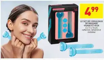 Stokomani Le set de 2 rouleaux de massage visage et yeux offre