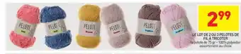 Stokomani Le lot de 2 ou 3 pelotes de fil à tricoter offre