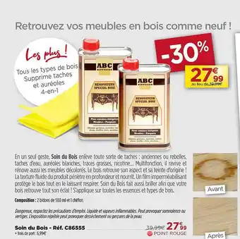Soin du bois