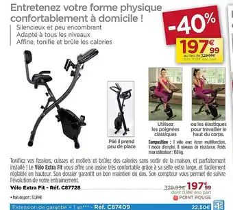 Teleshopping Vélo extra fit offre