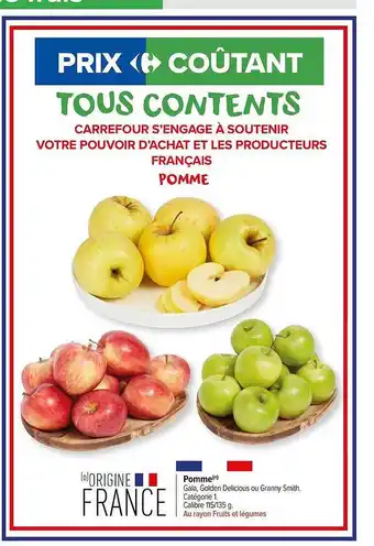 Carrefour Market Pomme offre