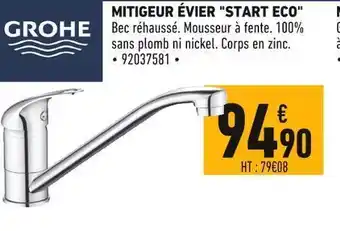 Grohe mitigeur évier "start eco"