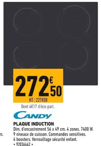 Batkor Candy plaque induction offre