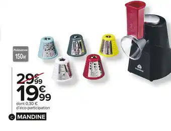 Carrefour Market Mandine râpe à légumes offre