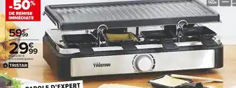 Carrefour Market Tristar appareil raclette offre