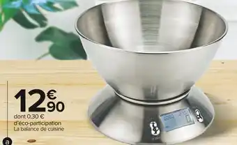 Carrefour Market Balance de cuisine avec bol offre