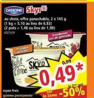 Norma Skyr danone offre