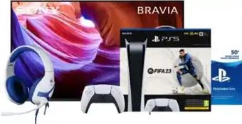 Boulanger Tv led sony pack tv 50x89 + pack console ps5 fifa 23 offre