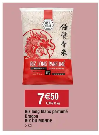 Migros Riz Long Blanc Parfume Dragon Riz Du MONDE offre