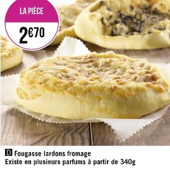 Géant Casino Fougasse lardons fromage offre