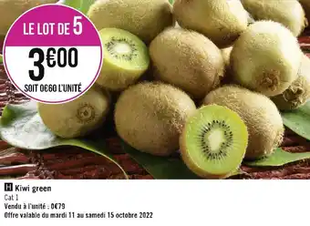 Géant Casino Kiwi green offre