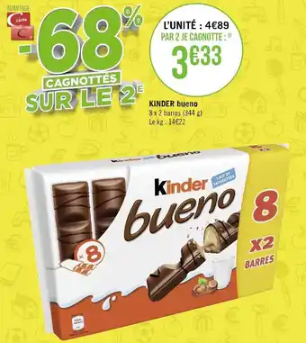 Géant Casino Kinder kinder bueno offre