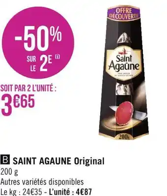 Géant Casino Saint agaune saint agaune original offre