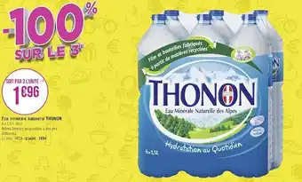 Géant Casino Thonon eau minérale naturelle offre
