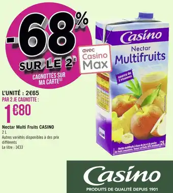Casino nectar multi fruits