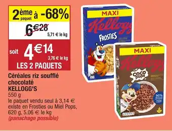 Migros Céréales Riz Soufflé Chocolaté Kelloggs offre