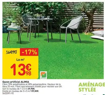 Weldom Gazon Artificiel Alimia offre