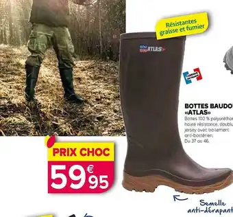 Kiriel Bottes baudou «atlas» offre