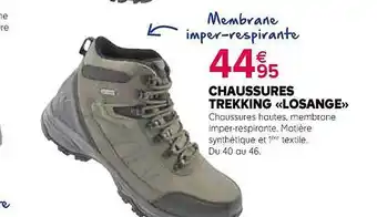 Chaussures trekking «losange»