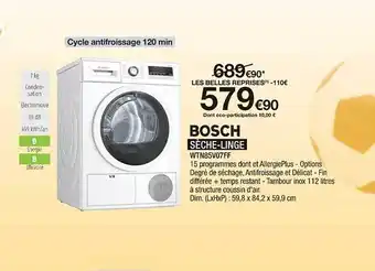 Proxi Confort Sèche-linge bosch offre