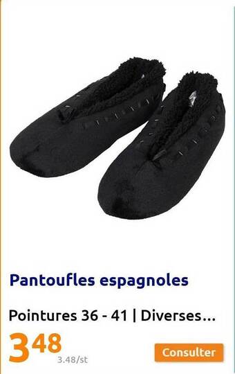Pantoufles espagnoles