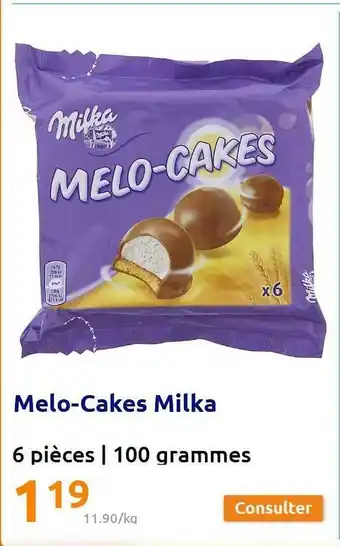 Melo-cakes milka