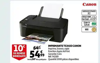 Imprimante ts3450 canon