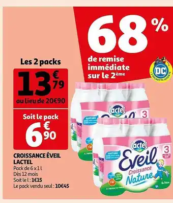 Croissance éveil lactel