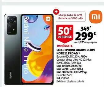 Smartphone xiaomi redmi note 11 pro 4g