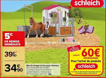 Box de lavage et box pour chevaux schleich