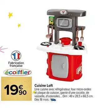 Cuisine loft écoiffier