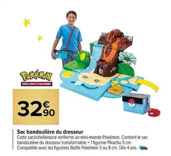 Sac bandoulière du dresseur pokémon