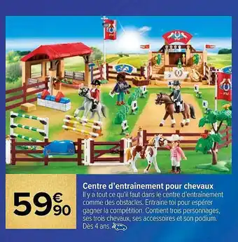 Centre d'entrainement pour chevaux