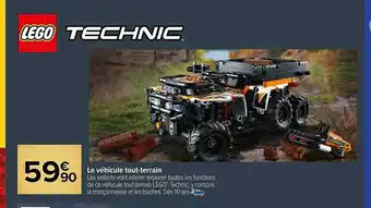 Carrefour Le véhicule tout-terrain lego technic offre